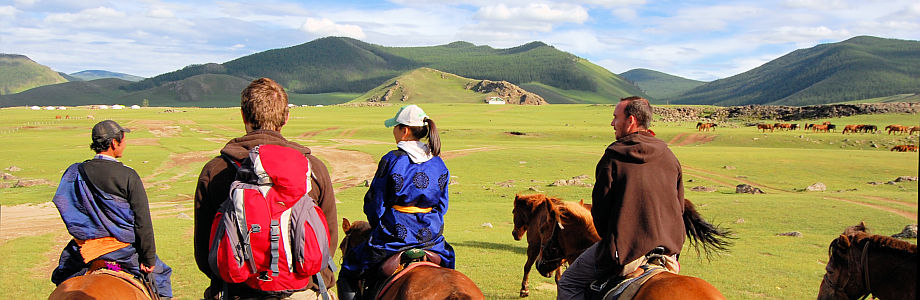 Mongolische Steppe