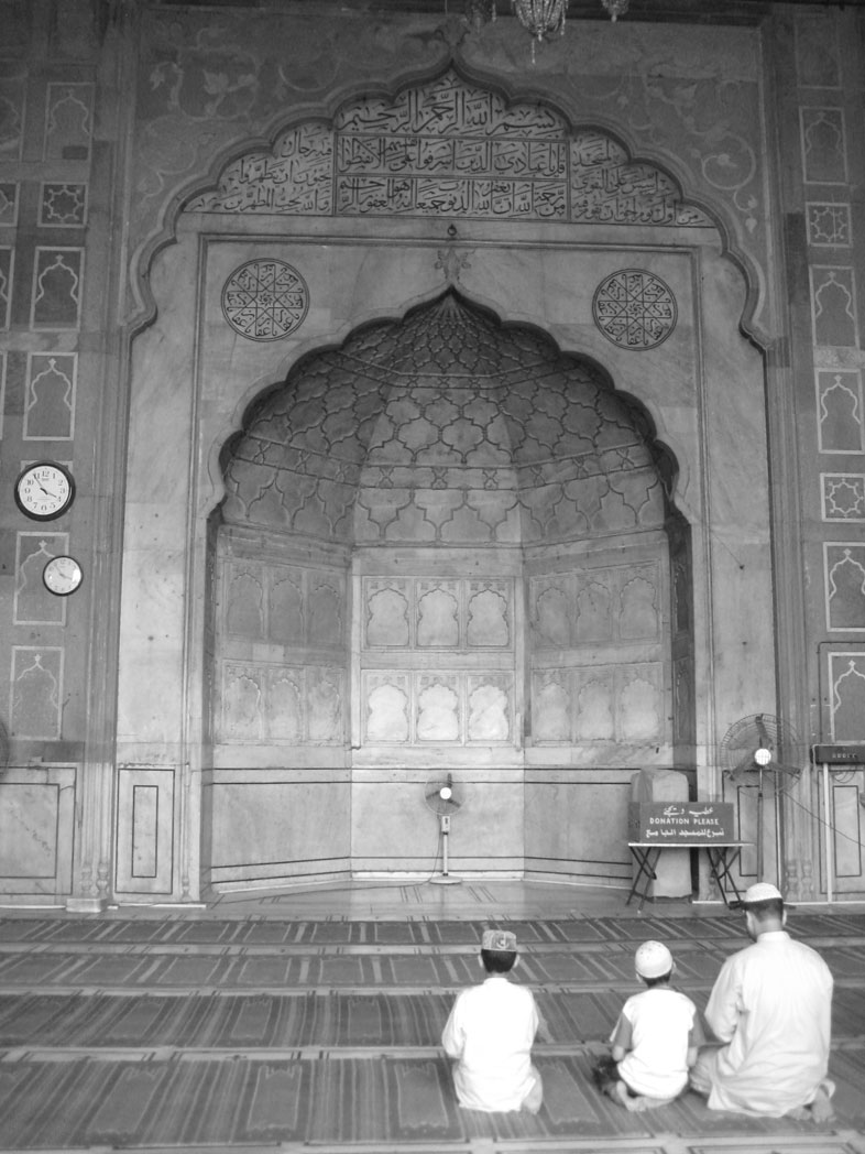 Jama Masjid. Moschee. Delhi