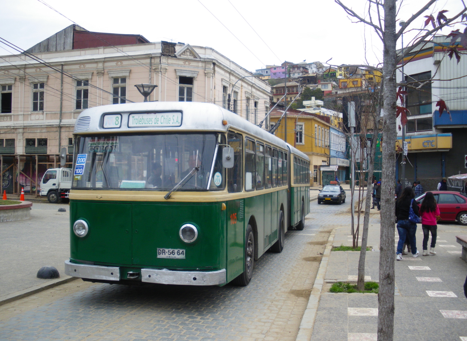 Trolleybus in Valparaiso