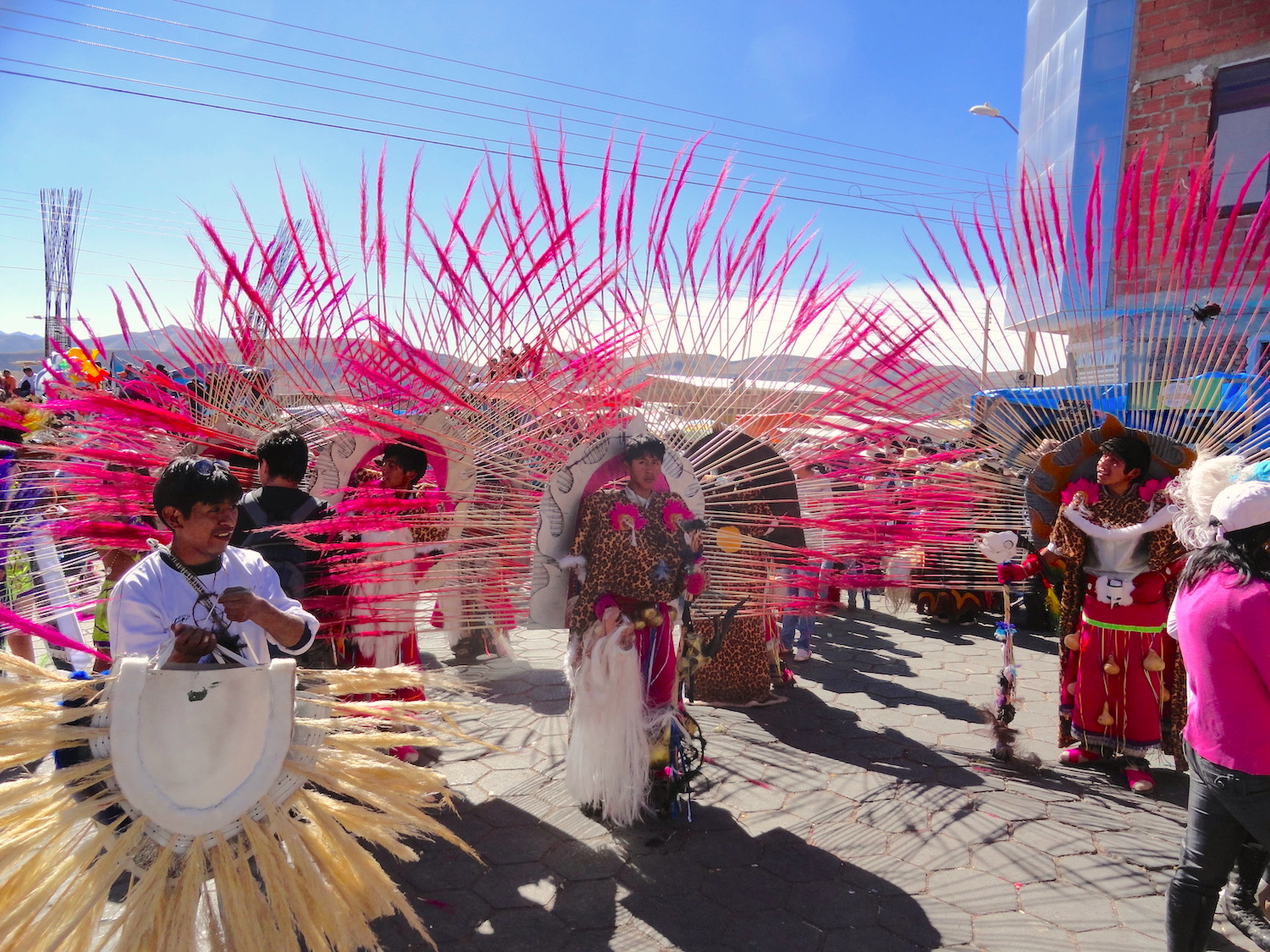 Tanzgruppe auf der Fiesta de Chutillos