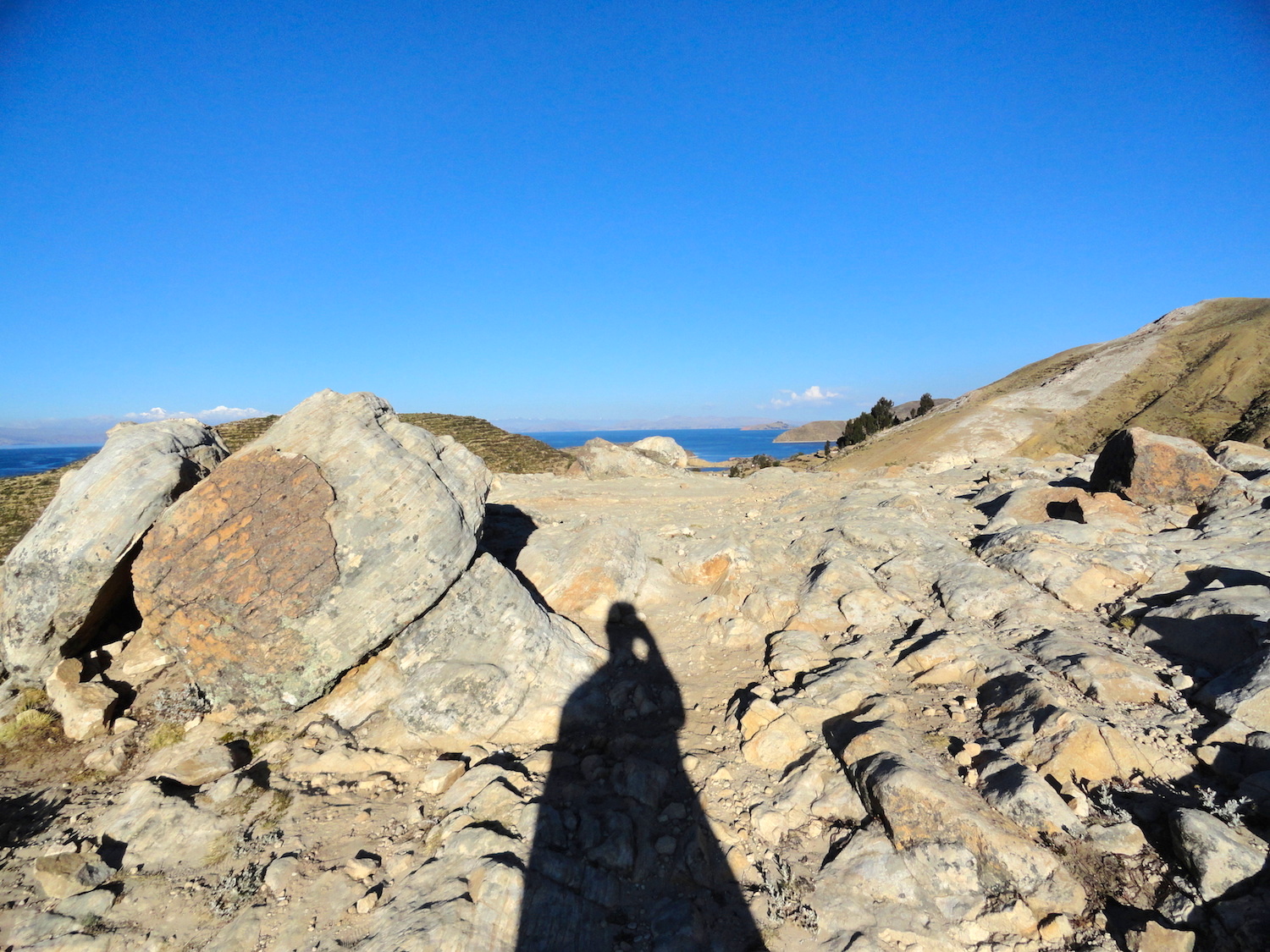 Schatten auf der Isla del Sol