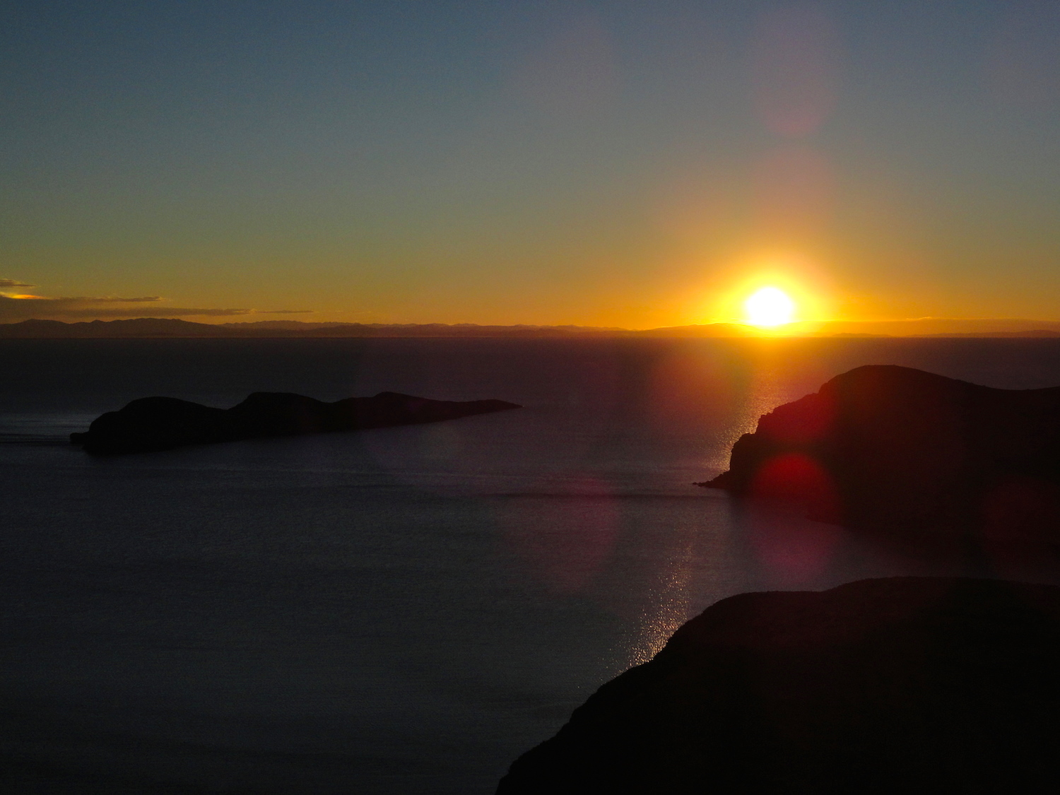 Sonnenuntergang auf der Isla de Sol