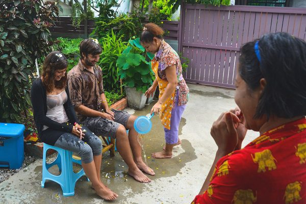 Als wir Songkran in Phuket gefeiert haben