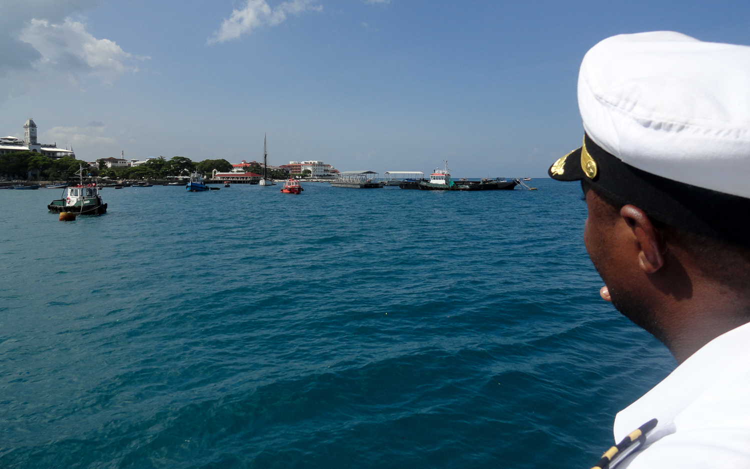 Verabschiedung von Stonetown auf der Fähre