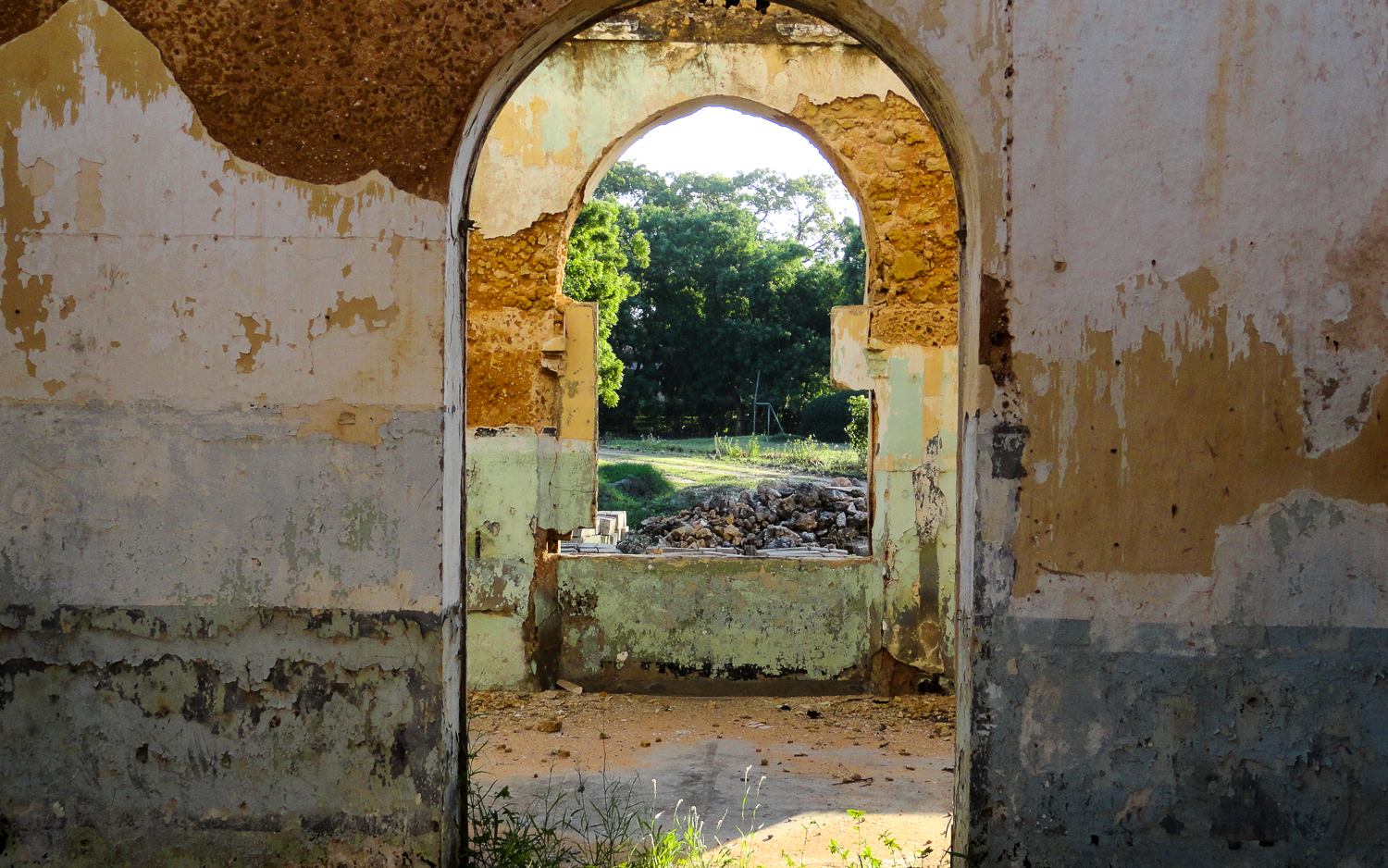 Ruine der ersten Boma in Tanga