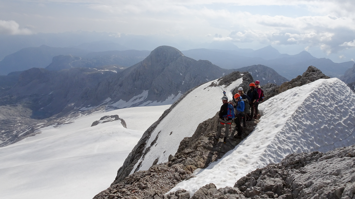 Blick über den Dachsteingletscher