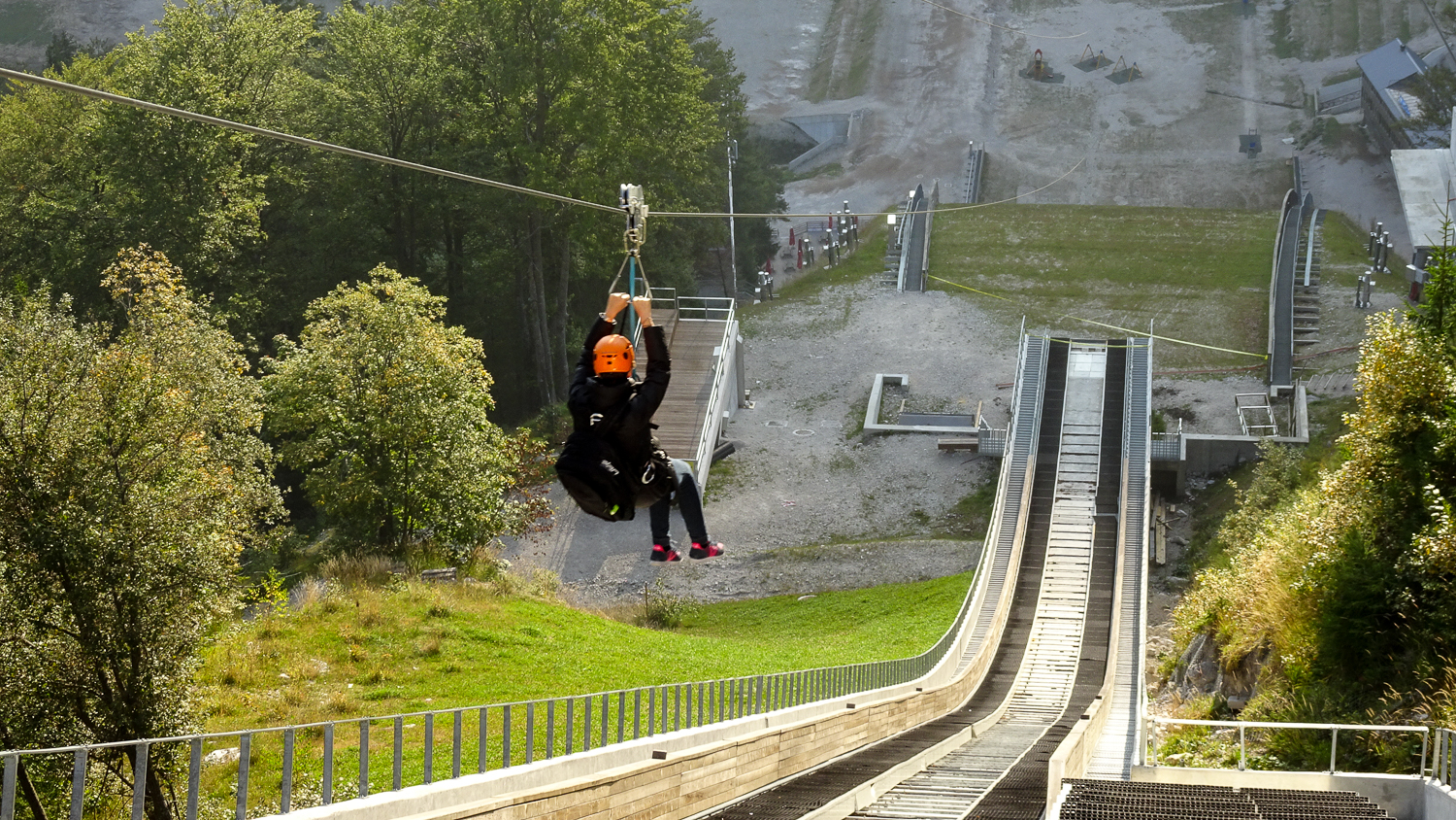 Zipline in Planica