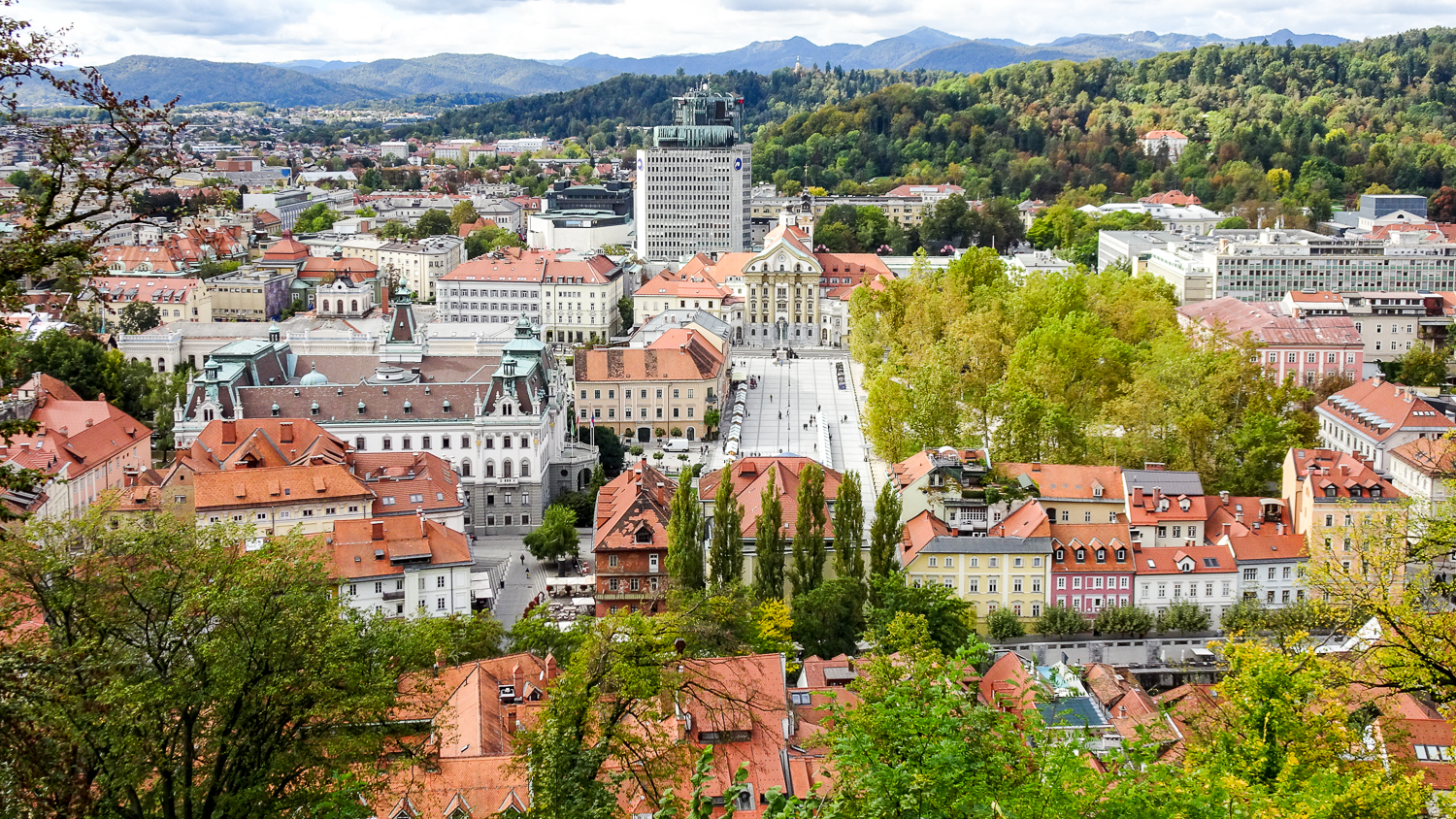 Ljubljana von oben