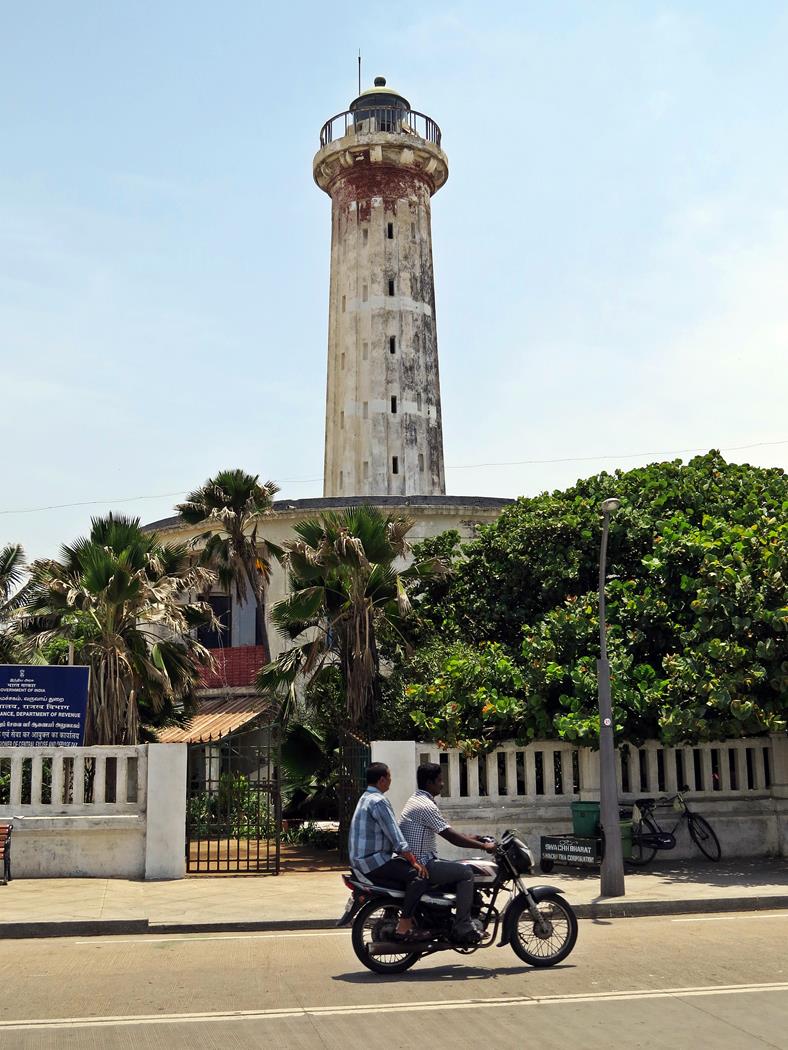 alter Leuchtturm in Pondicherry