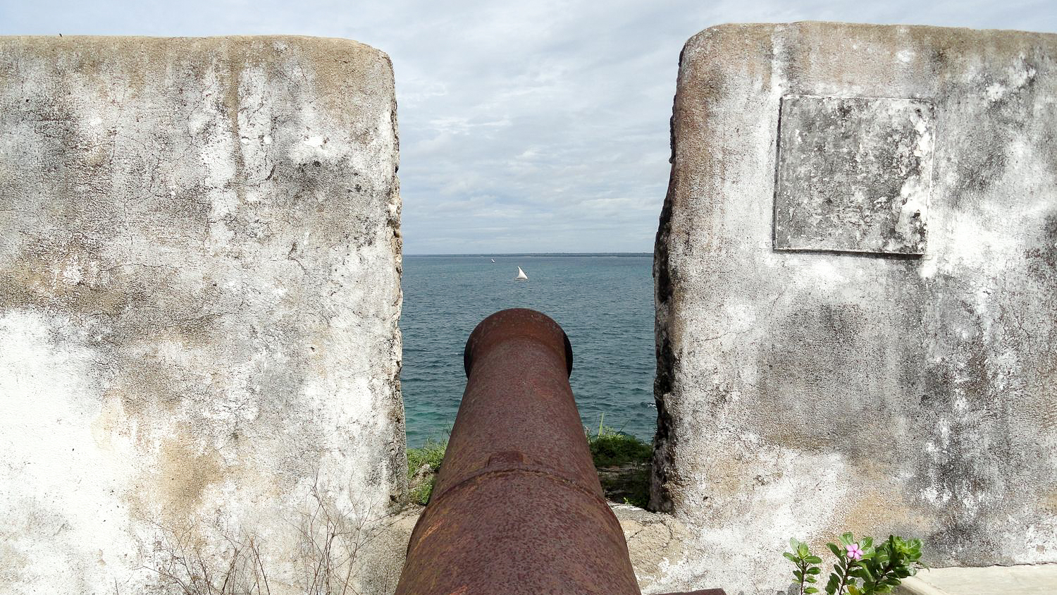 Kanone auf dem Fortaleza de São Sebastião