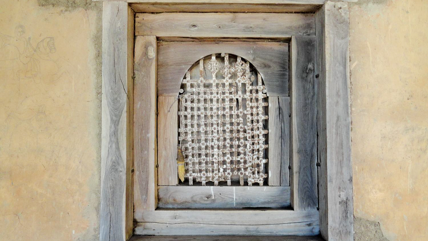 Fenster im Kloster Kibran St. Gabriel