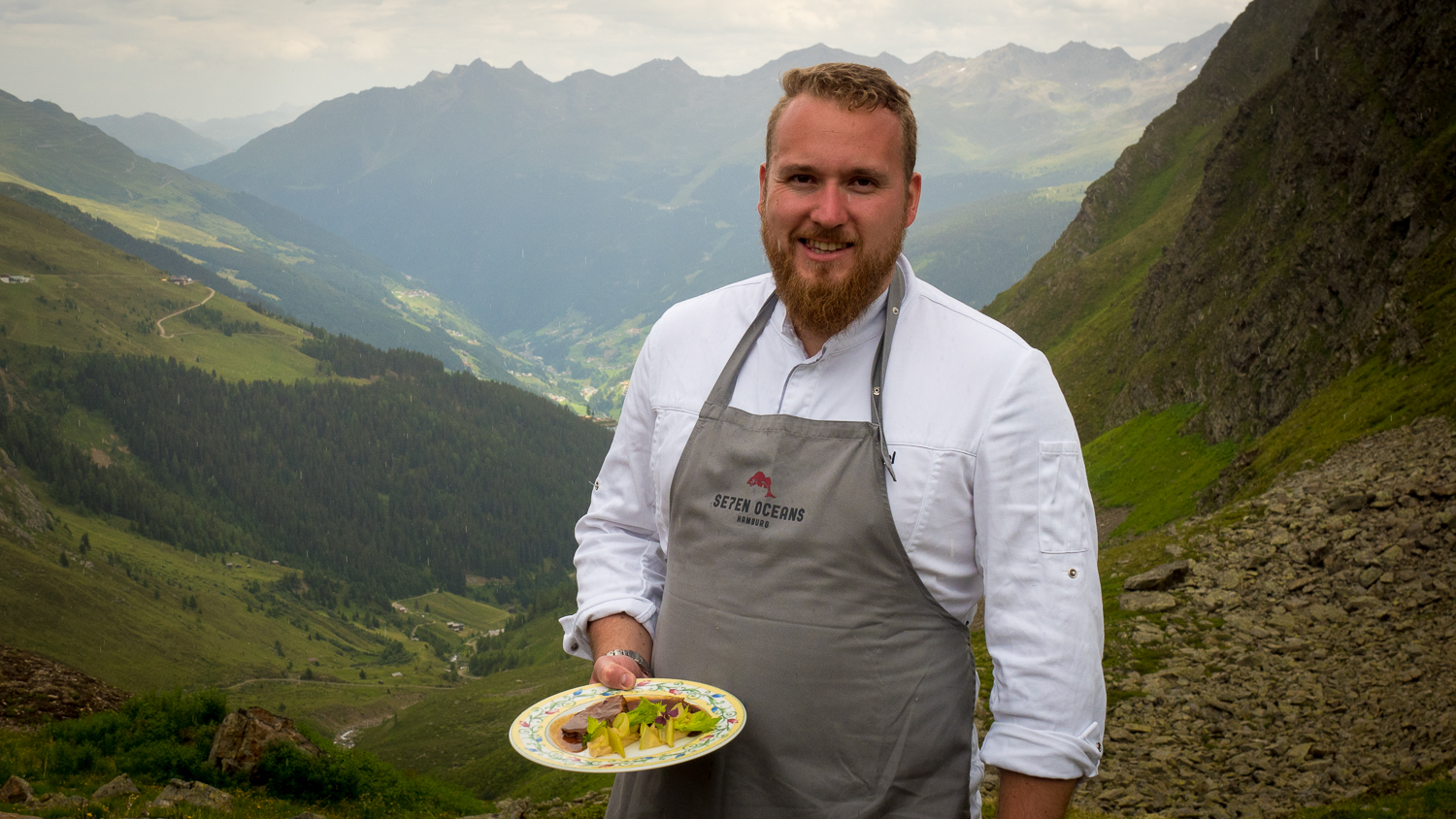 Frédéric Morel in den Bergen