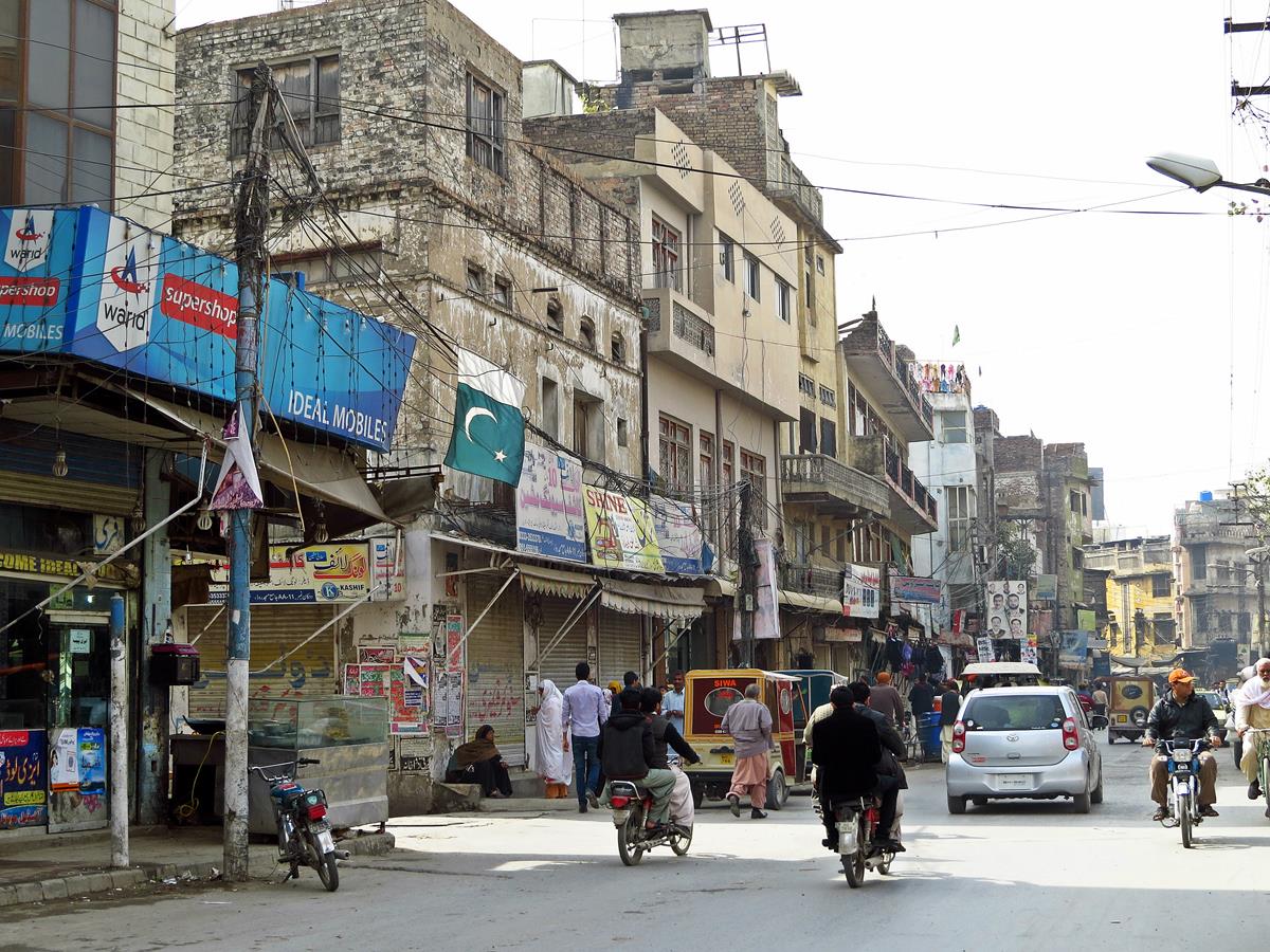 Straßenszene, Rawalpindi, Pakistan