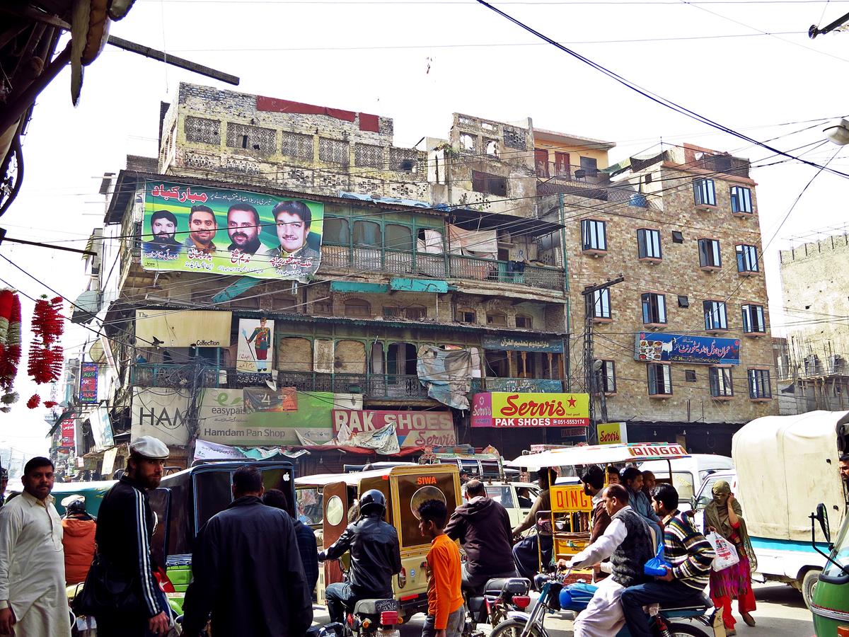 Straßenszene, Rawalpindi, Pakistan