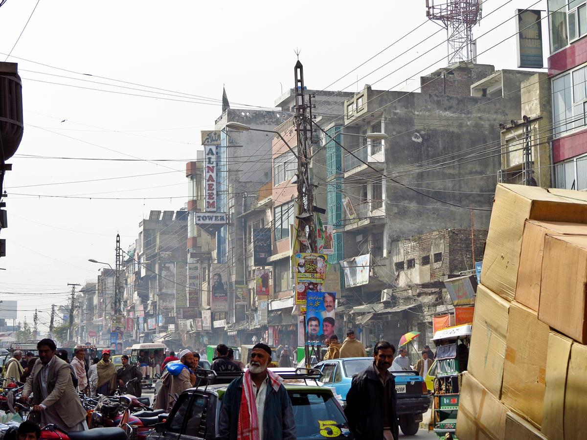 Straßenszene, Rawalpindi, Pakistan