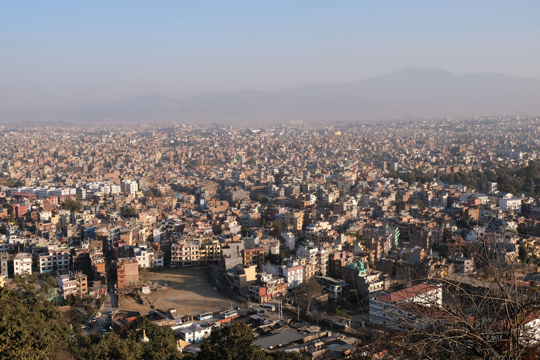 Blick auf Kathmandu, die Hauptstadt Nepals.