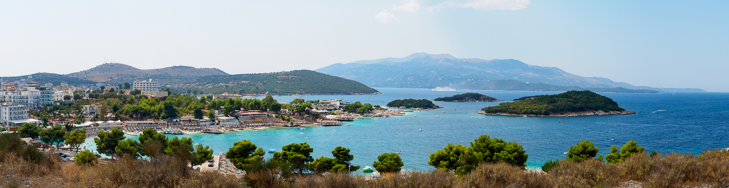 Ksamil an der albanischen Küste