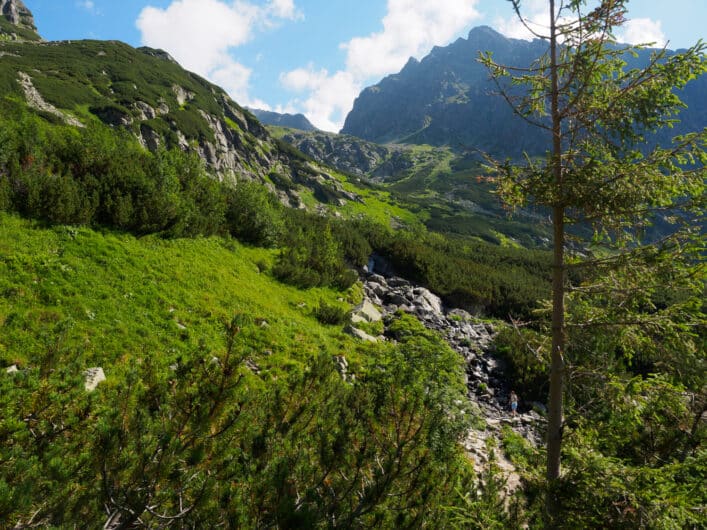 Wanderstau in der Hohen Tatra