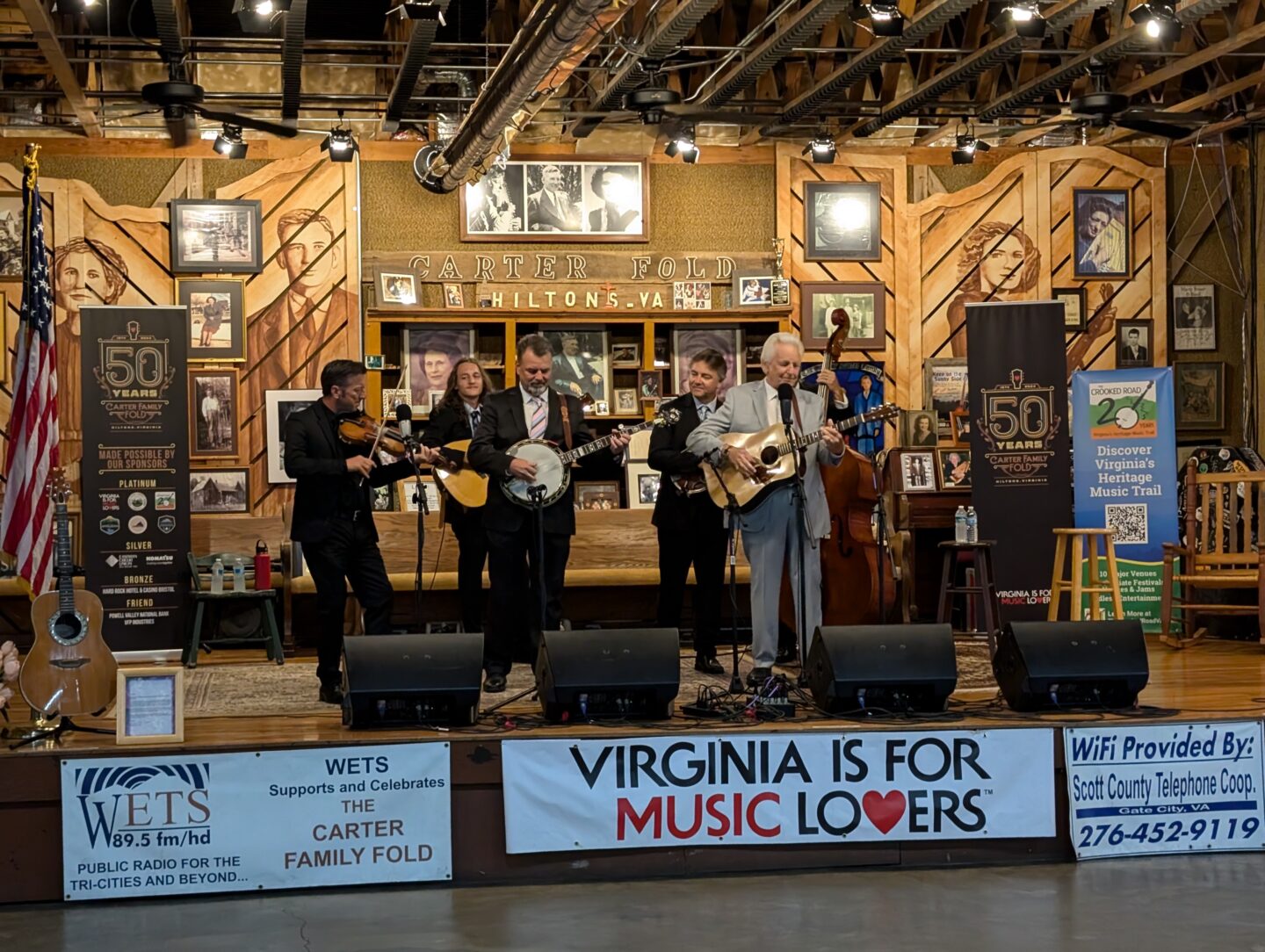 Konzert der Del McCoury Band im Carter Family Fold